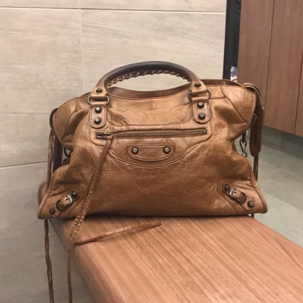 Balenciaga Classic City Bag Camel